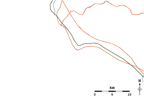 Routes et rivières à proximité Porto