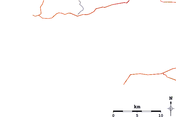 Routes et rivières à proximité Pors Naye