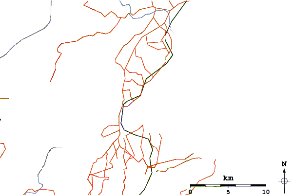 Routes et rivières à proximité Possums Reef