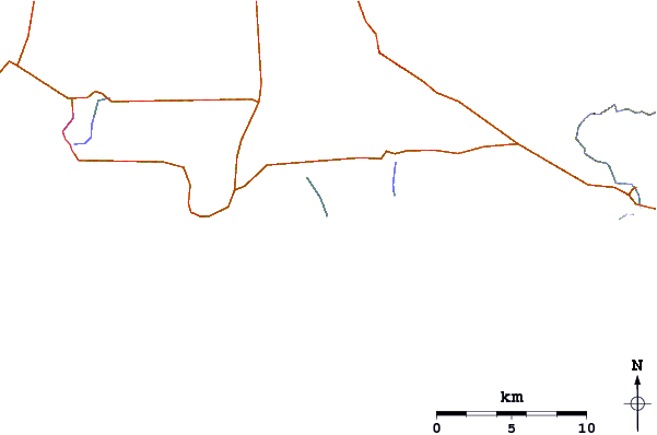 Routes et rivières à proximité Posties