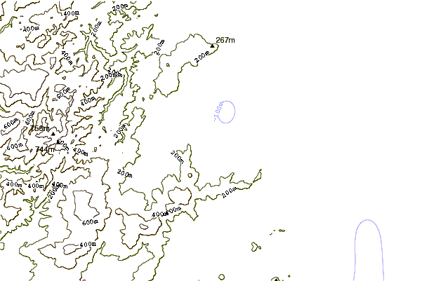 Littoral autour Potato Point