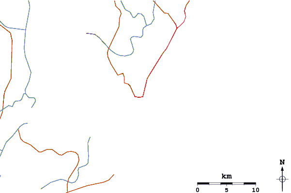 Routes et rivières à proximité Praia Brava