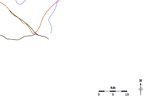 Routes et rivières à proximité Praia Brava