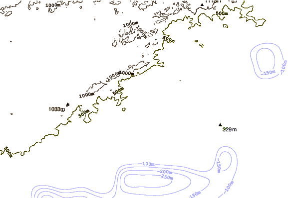 Littoral autour Praia Dura