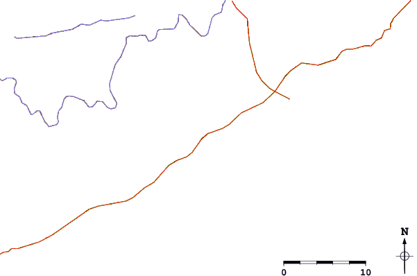 Routes et rivières à proximité Praia Dura