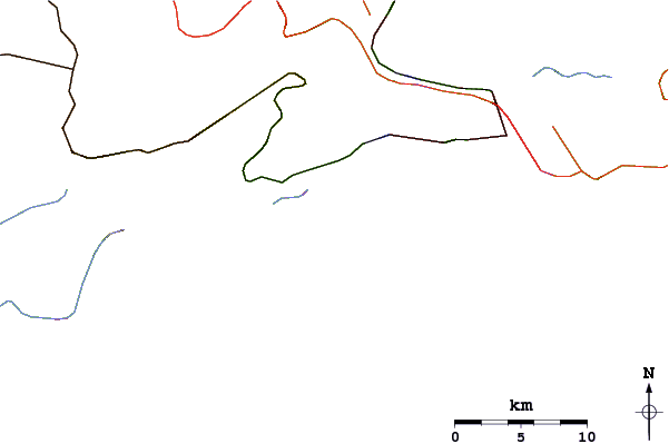 Routes et rivières à proximité Praia Grande