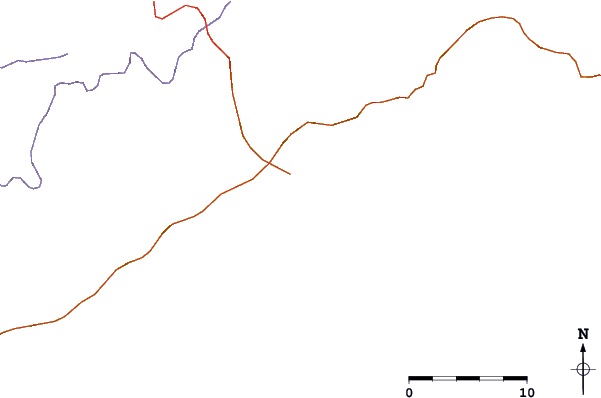 Routes et rivières à proximité Praia Grande (Ubatuba)