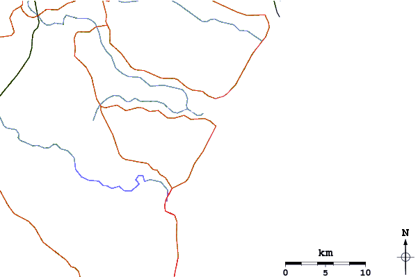 Routes et rivières à proximité Praia Grande