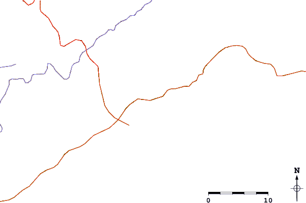 Routes et rivières à proximité Praia Vermelha do Norte