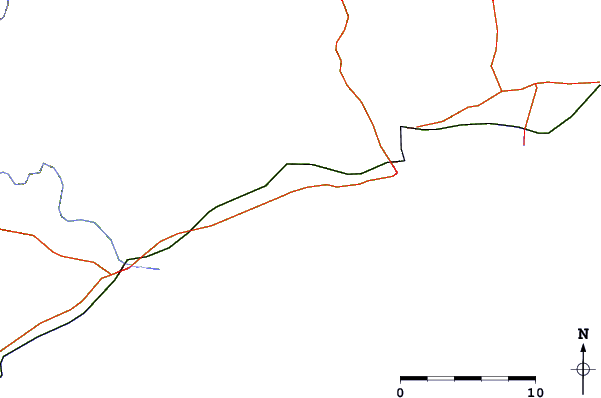 Routes et rivières à proximité Praia de Altura