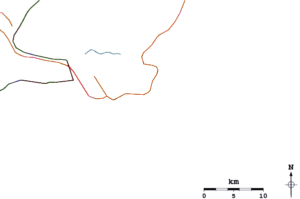 Routes et rivières à proximité Praia da Enseada
