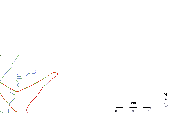 Routes et rivières à proximité Praia de Fora