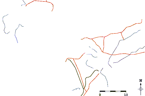 Routes et rivières à proximité Praia de Sao Marcos