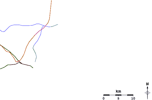 Routes et rivières à proximité Praia de Tucuns
