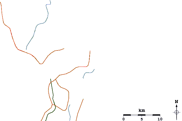 Routes et rivières à proximité Praia de Ubatuba