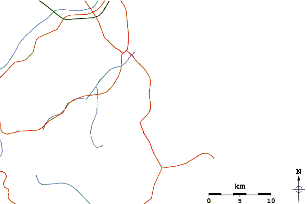 Routes et rivières à proximité Praia do Plaza