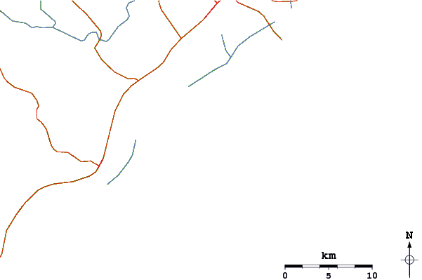Routes et rivières à proximité Praia do Rincao