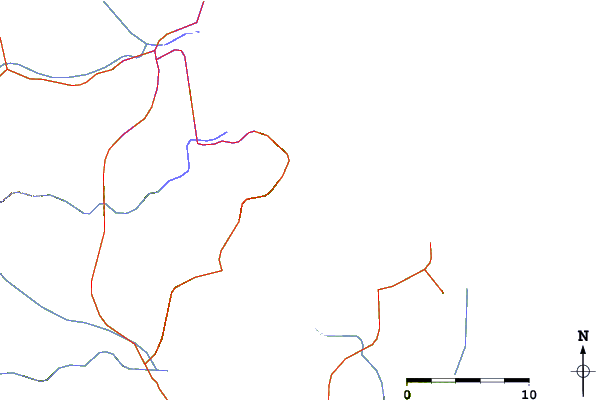 Routes et rivières à proximité Prainha