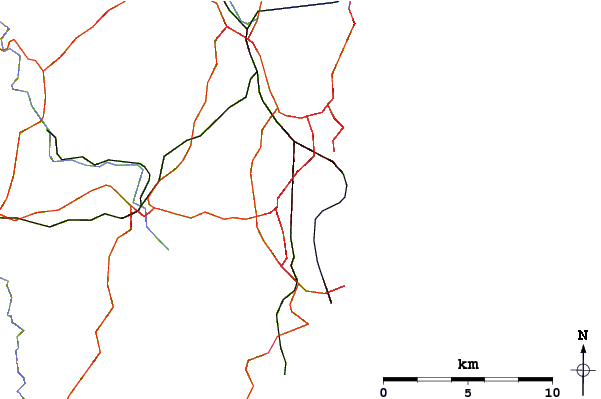 Routes et rivières à proximité Preston Beach