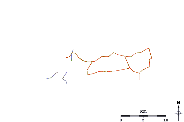 Routes et rivières à proximité Procchio or Il Golfo (Elba)
