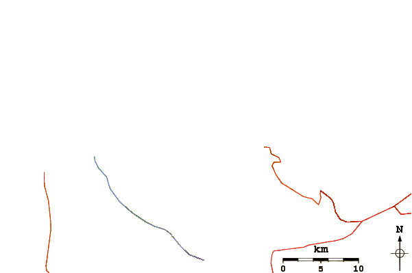 Routes et rivières à proximité Puerto Arrecife