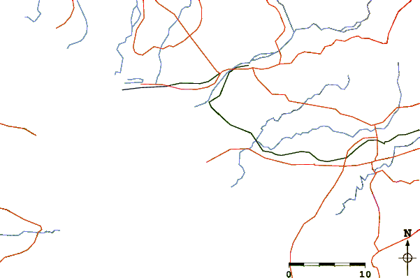 Routes et rivières à proximité Puerto Caldera - El Hoyo