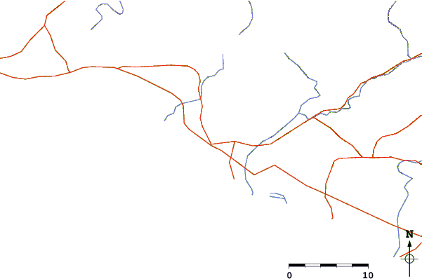 Routes et rivières à proximité Puerto Escondido
