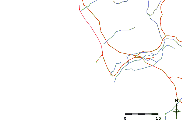 Routes et rivières à proximité Puerto Mori
