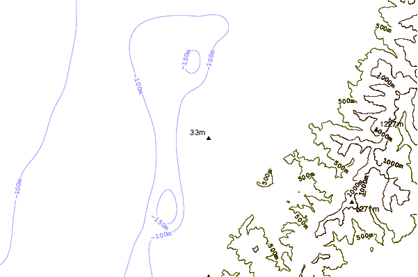 Littoral autour Punakaiki