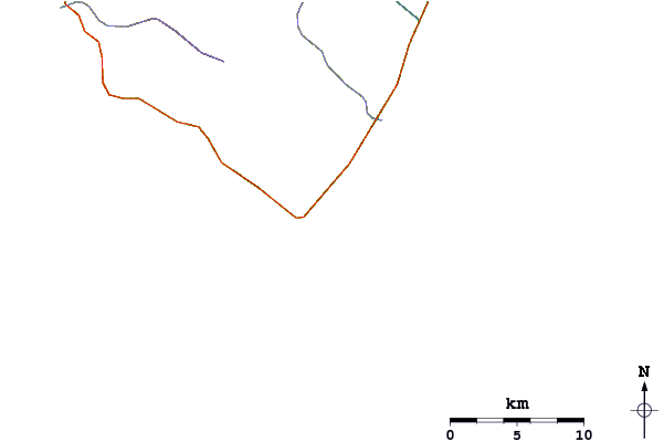 Routes et rivières à proximité Punta Abreojos