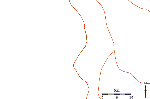 Routes et rivières à proximité Punta Aguila