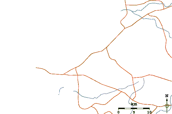 Routes et rivières à proximité Punta Barandua
