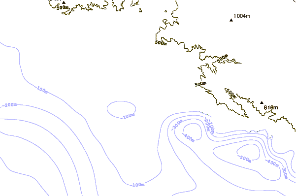 Littoral autour Punta Bombon