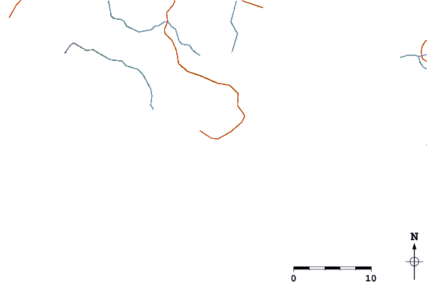 Routes et rivières à proximité Punta Brava