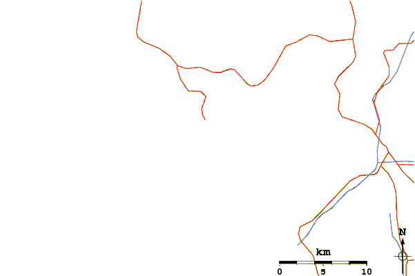 Routes et rivières à proximité Punta Cabras
