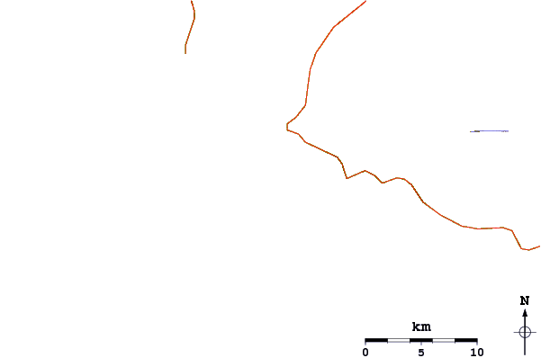 Routes et rivières à proximité Punta Canoas