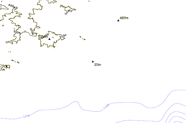 Littoral autour Punta Chipehua
