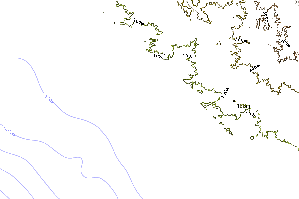 Littoral autour Punta Conejo
