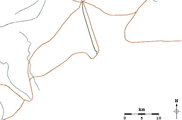 Routes et rivières à proximité Punta Conejo