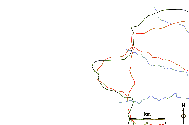 Routes et rivières à proximité Punta Higuero