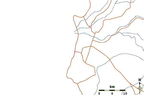 Routes et rivières à proximité Punta Lobo