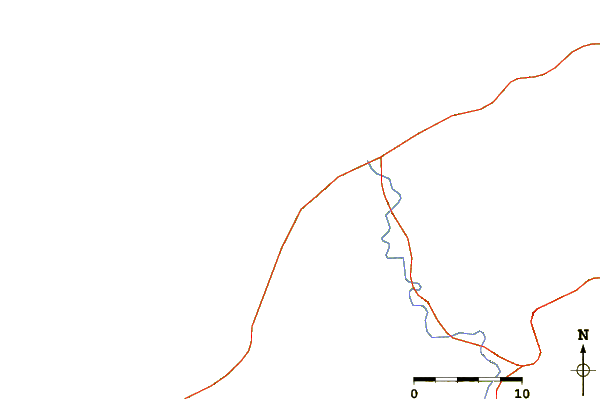 Routes et rivières à proximité Punta Mero