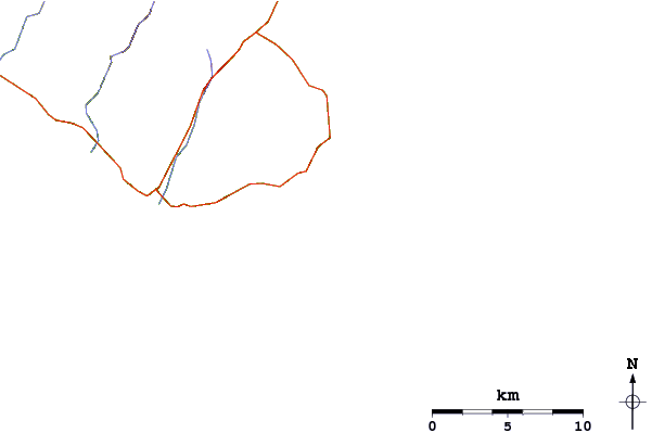 Routes et rivières à proximité Punta Molentis