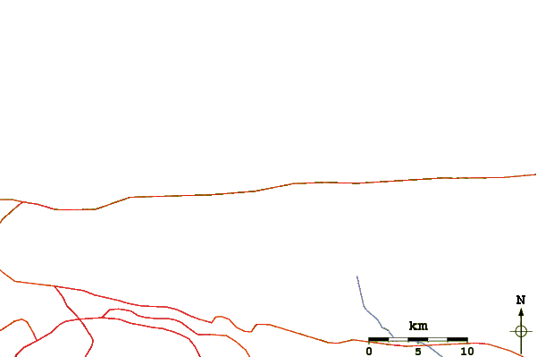 Routes et rivières à proximité Punta Piedras