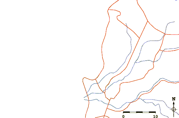 Routes et rivières à proximité Punta Restin