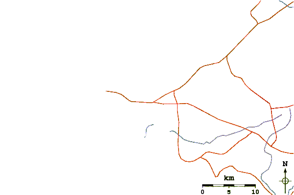 Routes et rivières à proximité Punta San Lorenzo