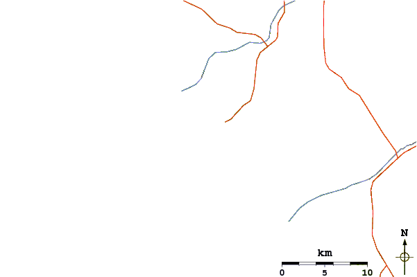 Routes et rivières à proximité Punta Santa Rosalillita (The Wall)