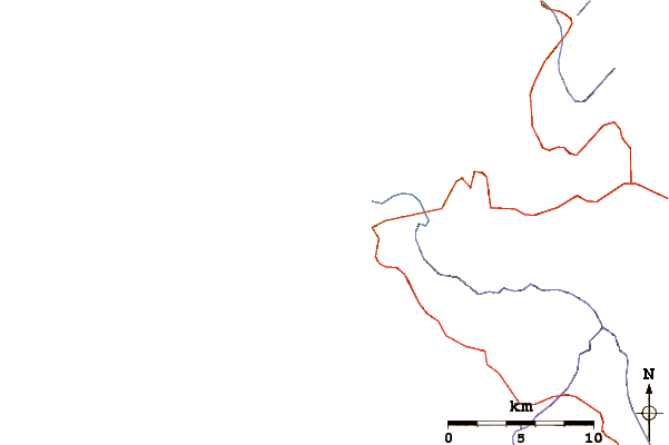 Routes et rivières à proximité Punta Topocalma