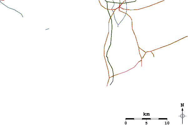 Routes et rivières à proximité Punta del Chileno
