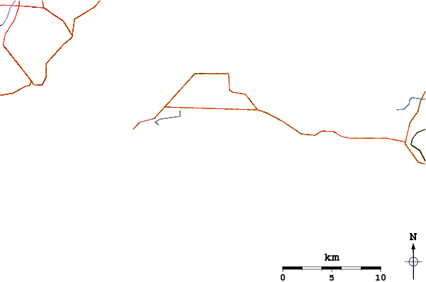 Routes et rivières à proximité Pyramid Rock